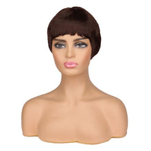 Load image into Gallery viewer, WHIMSICAL W Women Synthetic Short Black Wigs Natural Hair Wigs Heat Resistant Hair Wig for Women
