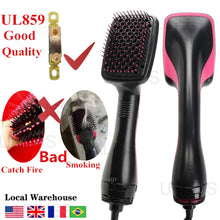 Load image into Gallery viewer, VIP Link Hair Dryer Brush Blow Dryer Hair Styler Hot Air Comb One Step Hair Dryer and Volumizer 3 in 1 Blower Brush Hairdryer
