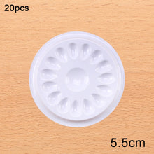 Load image into Gallery viewer, Wholesale Glue Gasket Eyelash glue holder Adhesive Pallet Eyelash Extension glue pads stand on eyelash plastic makeup tools
