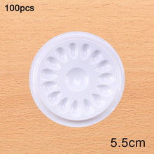 Load image into Gallery viewer, Wholesale Glue Gasket Eyelash glue holder Adhesive Pallet Eyelash Extension glue pads stand on eyelash plastic makeup tools
