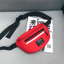 Load image into Gallery viewer, New Ladies Fashion Black White Fanny Packs Tassel Waist Pack Phone Pocket Leather Belt Bag For Women PU Wild Waist Bags G141
