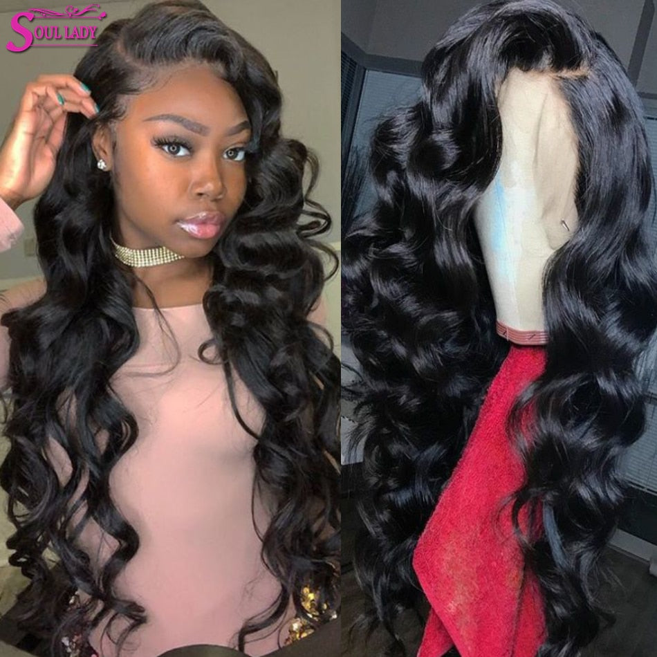 Indian 13x4 Loose Body Wave Lace Front Human Hair Wigs For Women Human Hair Lace Frontal Wig 4x4 5x5 Closure Loose Body Wave Wig