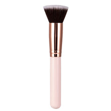 Load image into Gallery viewer, Luxury Champagne Makeup Brushes Flat Top Foundation Brush Large Face Brush Repair brush contour brush for Liquid Cream Powder
