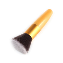 Load image into Gallery viewer, Luxury Champagne Makeup Brushes Flat Top Foundation Brush Large Face Brush Repair brush contour brush for Liquid Cream Powder
