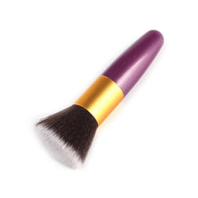 Load image into Gallery viewer, Luxury Champagne Makeup Brushes Flat Top Foundation Brush Large Face Brush Repair brush contour brush for Liquid Cream Powder
