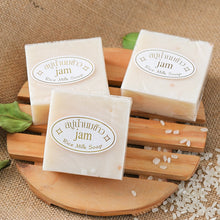 Load image into Gallery viewer, Thailand JAM Rice Soap 65g Original Thailand Handmade Soap Rice Milk Soap whitening soap goat milk soap Handmade soap for face
