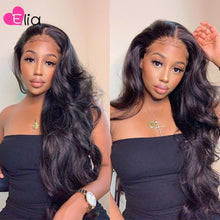 Load image into Gallery viewer, Highlight 4 30 13X6 Lace Front Wig Body Wave Wigs HD Brazilian 100% Human Hair Pre Plucked Transparent For Black Women 2021
