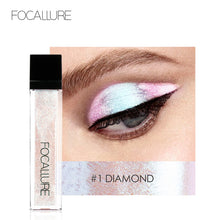 Load image into Gallery viewer, FOCALLURE 14 Colors Liquid Pigment Eyeshadow Ocean Light Waterproof Glitter Shimmer Highlighter Brighten Makeup Liquid Eyeshadow
