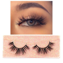 Load image into Gallery viewer, FOXESJI Makeup Eyelashes 3D Mink Lashes Fluffy Soft Wispy Natural Cross Eyelash Extension Reusable Lashes Mink False Eyelashes
