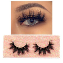 Load image into Gallery viewer, FOXESJI Makeup Eyelashes 3D Mink Lashes Fluffy Soft Wispy Natural Cross Eyelash Extension Reusable Lashes Mink False Eyelashes
