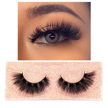 Load image into Gallery viewer, FOXESJI Makeup Eyelashes 3D Mink Lashes Fluffy Soft Wispy Natural Cross Eyelash Extension Reusable Lashes Mink False Eyelashes
