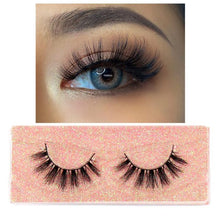 Load image into Gallery viewer, FOXESJI Makeup Eyelashes 3D Mink Lashes Fluffy Soft Wispy Natural Cross Eyelash Extension Reusable Lashes Mink False Eyelashes
