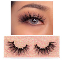 Load image into Gallery viewer, FOXESJI Makeup Eyelashes 3D Mink Lashes Fluffy Soft Wispy Natural Cross Eyelash Extension Reusable Lashes Mink False Eyelashes
