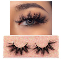 Load image into Gallery viewer, FOXESJI Makeup Eyelashes 3D Mink Lashes Fluffy Soft Wispy Natural Cross Eyelash Extension Reusable Lashes Mink False Eyelashes
