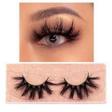 Load image into Gallery viewer, FOXESJI Makeup Eyelashes 3D Mink Lashes Fluffy Soft Wispy Natural Cross Eyelash Extension Reusable Lashes Mink False Eyelashes
