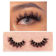 Load image into Gallery viewer, FOXESJI Makeup Eyelashes 3D Mink Lashes Fluffy Soft Wispy Natural Cross Eyelash Extension Reusable Lashes Mink False Eyelashes
